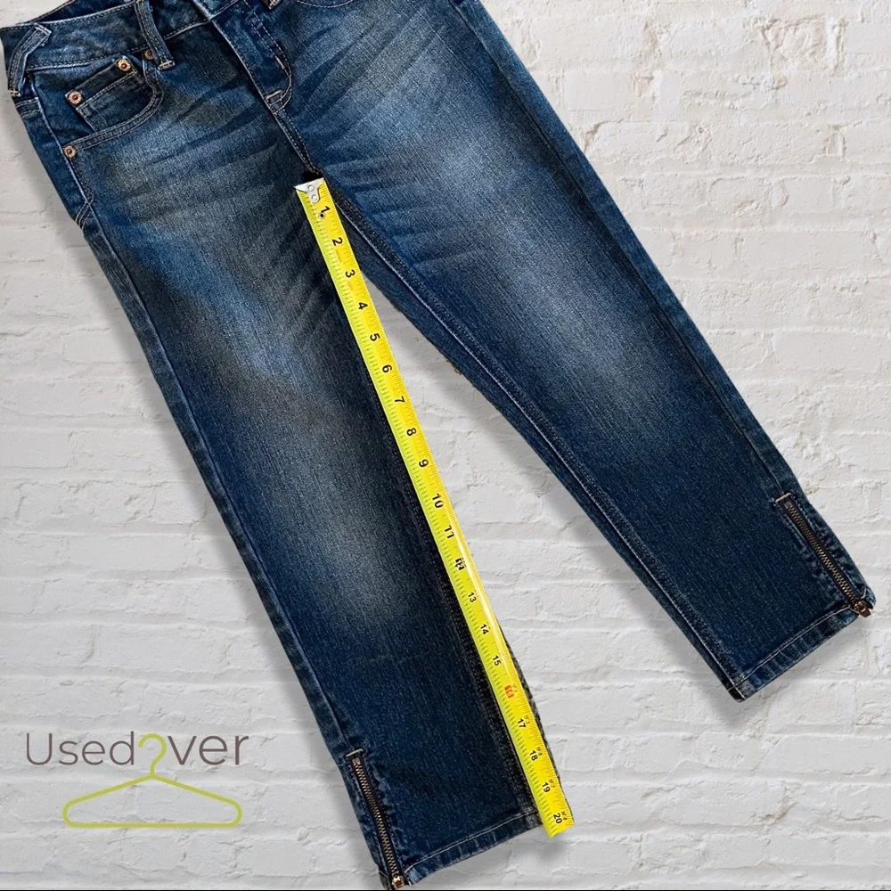 JUSTICE JEANS ZIPPER DETAILING SZ 10R